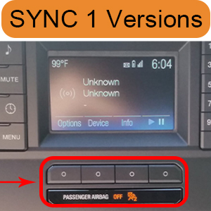 SYNC 1 Versions