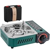 Onlyfire Butane Stove with Carrying Case, Portable Camping Stove, Mini Backpacking Camp Stove for...