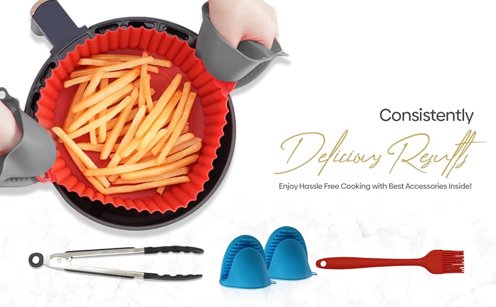 The Complete Air Fryer Package 7 Pack Air Fryer Liners