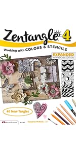 Zentangle 4, Expanded Workbook Edition: Working with Colors