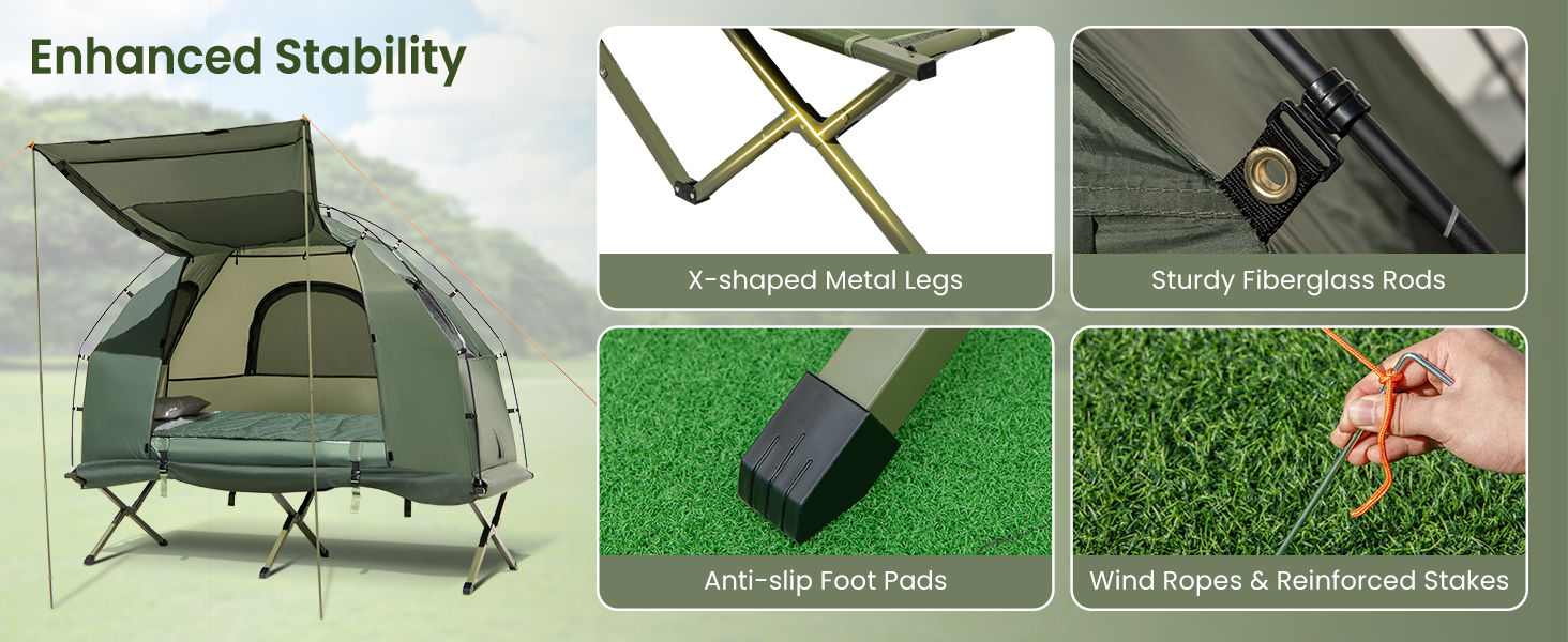5 in 1 Foldable Camping Tent