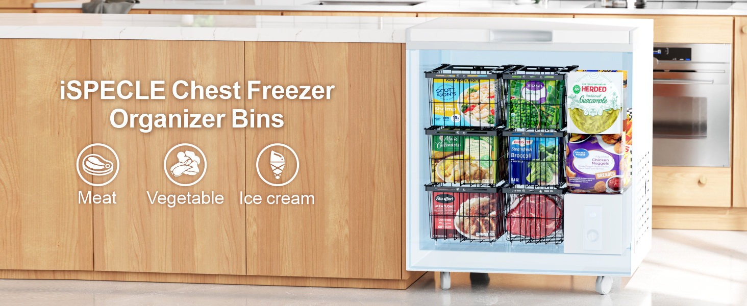 freezer baskets for chest freezer
