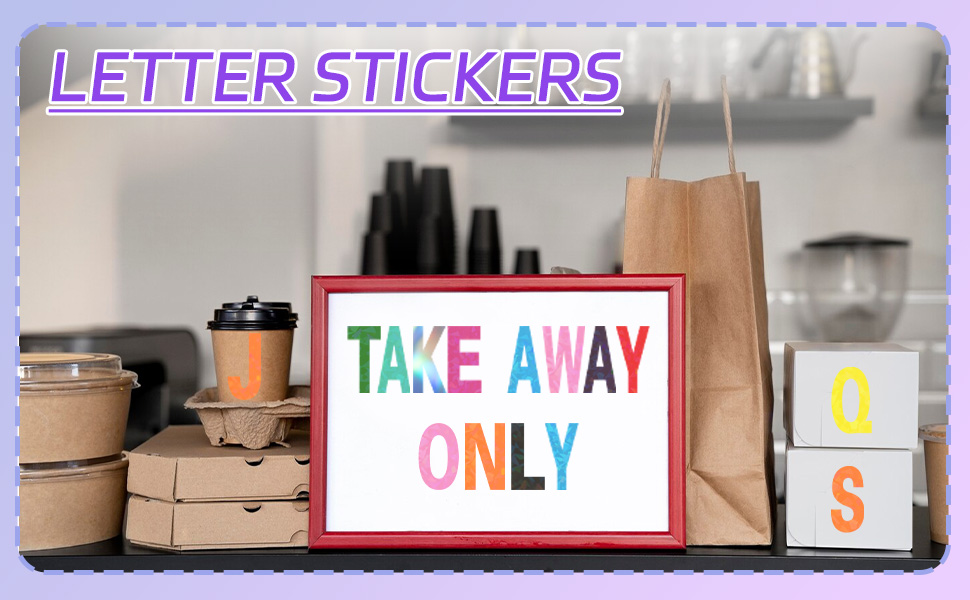 Vinyl Letter Stickers