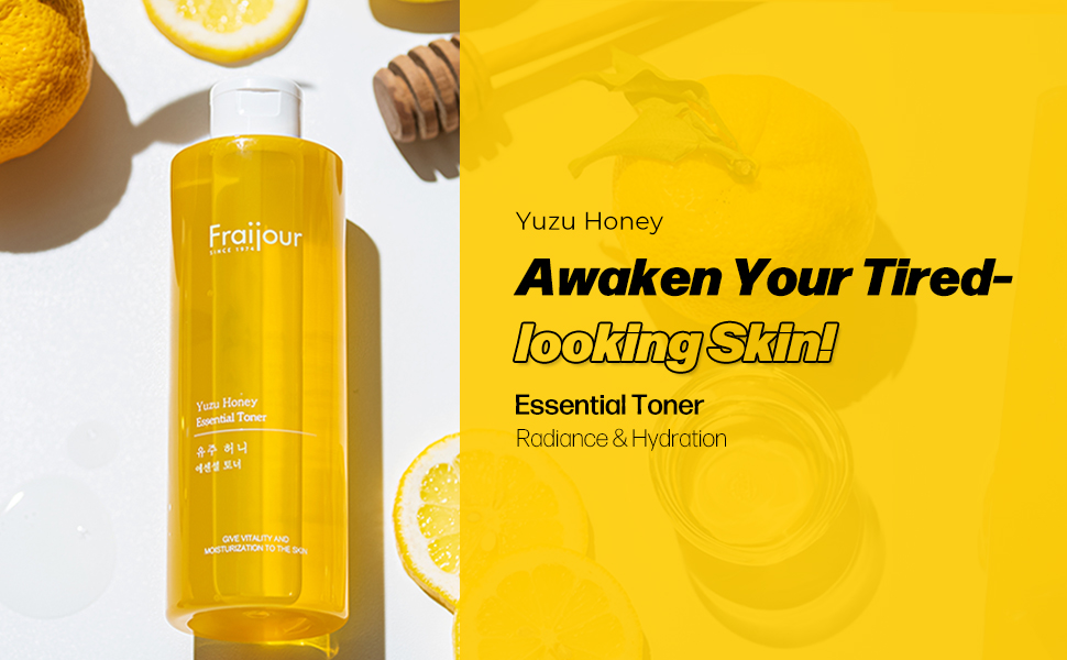 Amazon.com : Fraijour Yuzu Honey Essential Toner – Korean Hydrating ...