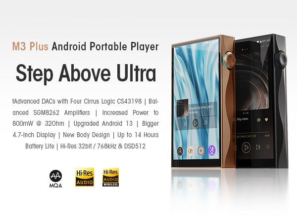 ポータブルプレーヤー SHANLING M3 Plus MOONDROP Atami Amazon.co.jp: Shanling M3 Plus シャンリン QuadDAC搭載