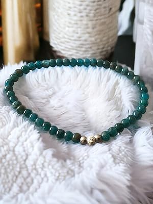 Handmade Regeneration erneuerung Perlenarmband Apatit stein_zum_abnehmen steinfixx blau grün