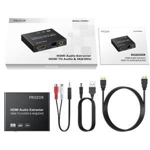 即購入OK⭕️PROZOR HDMIオーディオエクストラクター 即購入OK⭕️PROZOR HDMIオーディオエクストラクター Amazon.co
