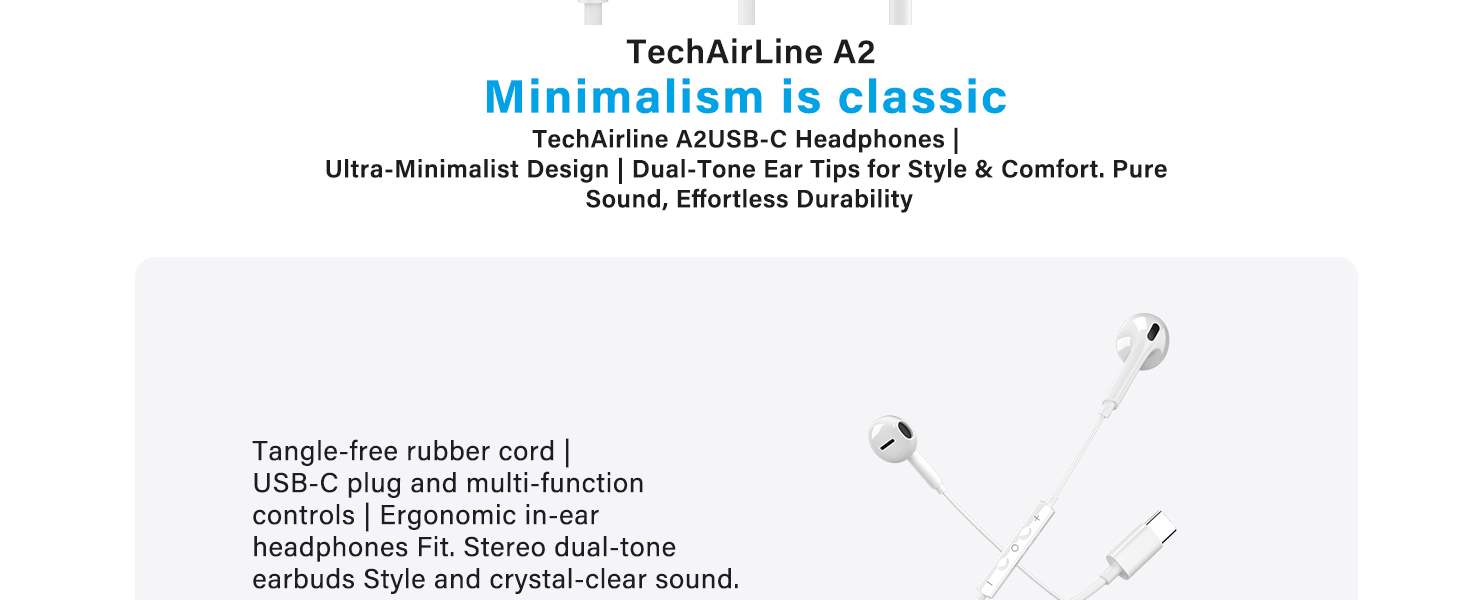 USB C Earphones with