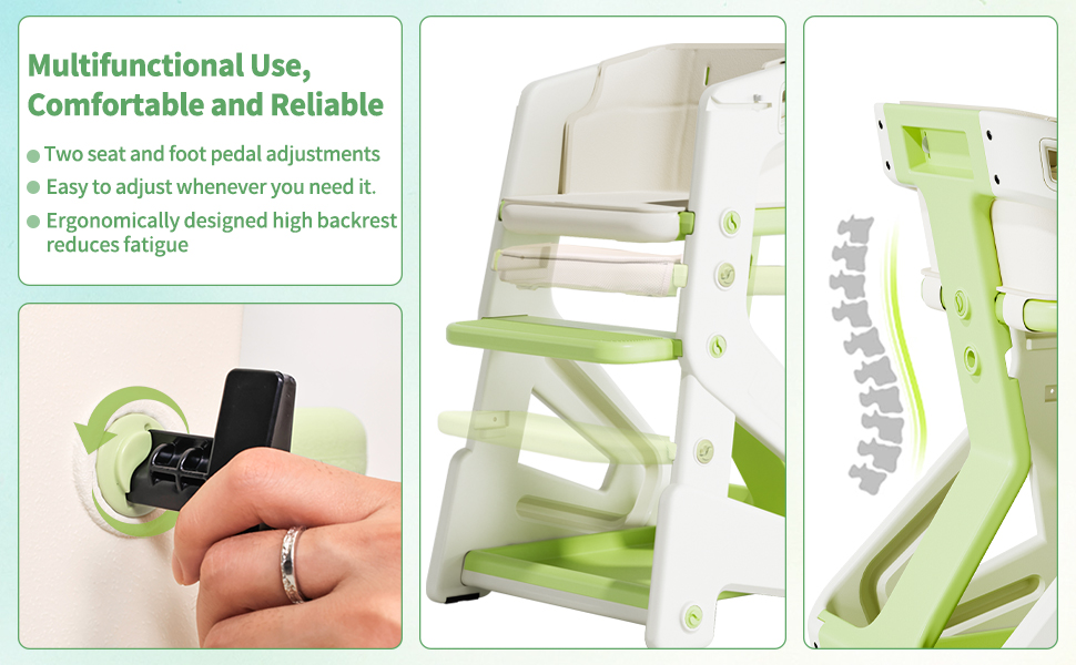 Baby High Chair, Convertible High Chairs for Babies and