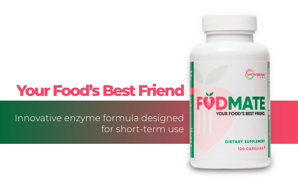 Microbiome Labs FODMATE Digestive Enzymes Enzymes for