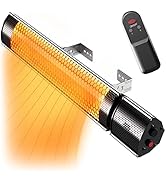 Pro Breeze Infrarot-Heizstrahler für den Außenbereich, 2000 W. Elektrische Wandheizung mit Man...