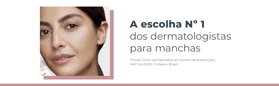 O ativo patenteado Thiamidol atua na redução de manchas e controle de oleosidade da pele.