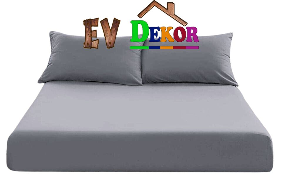 Extra deep 40cm Mfiber Grey Fitted sheet