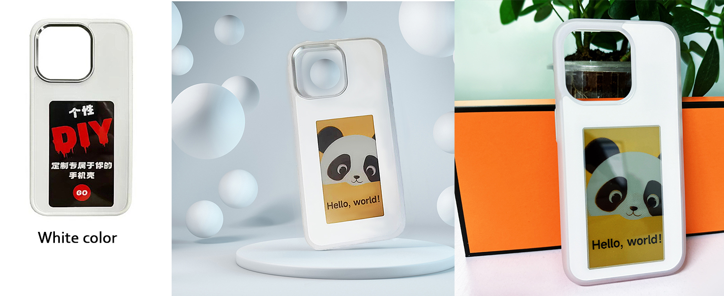 QSM for iPhone 13 Pro Max Inkcase, AI Smart NFC 3.7" Ink