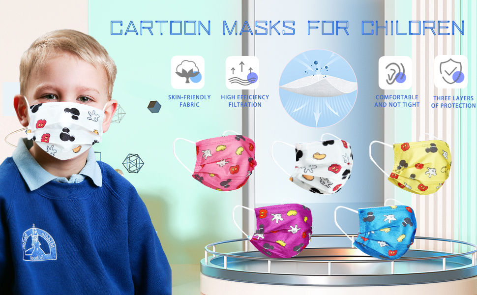 kids disposable face mask