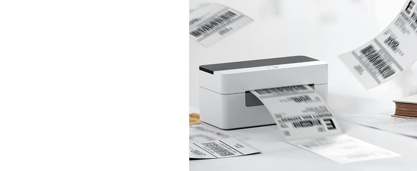 OFFNOVA Shipping Label Printer, 4x6 Label Printer for Shipping Packages
