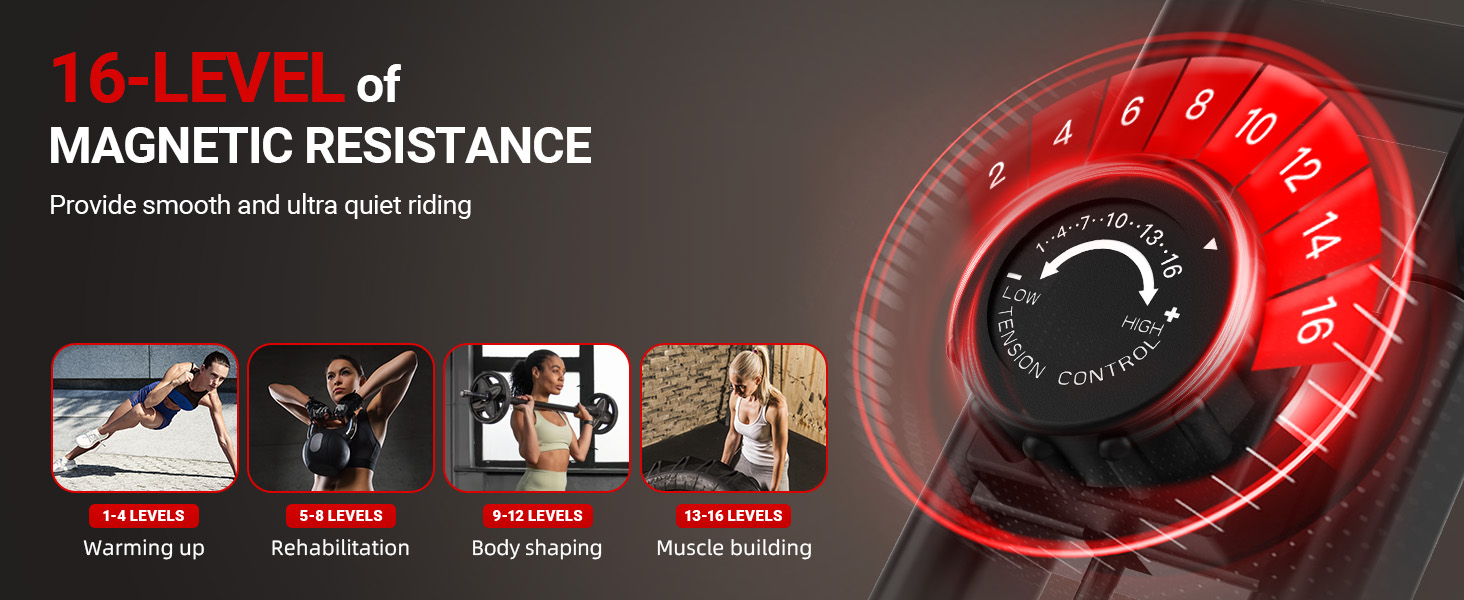 folding exercise bike