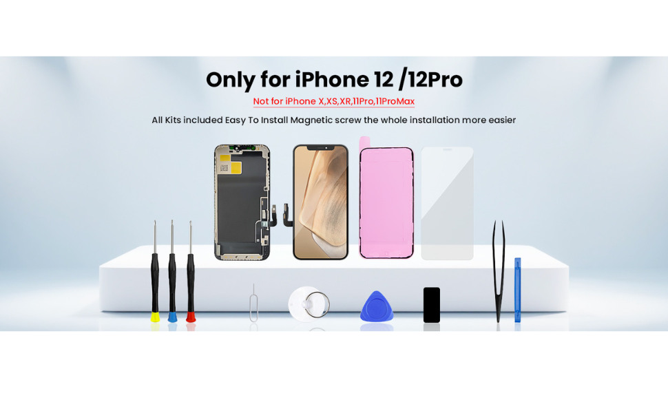 for iPhone 12/12 Pro LCD Screen Replacement 6.1 inch