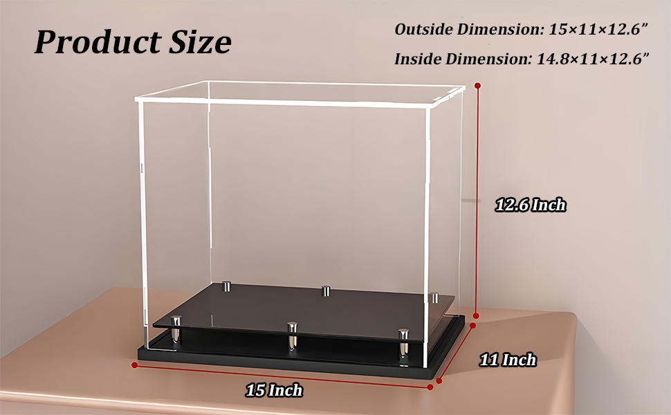 Size of Helmet Display Case