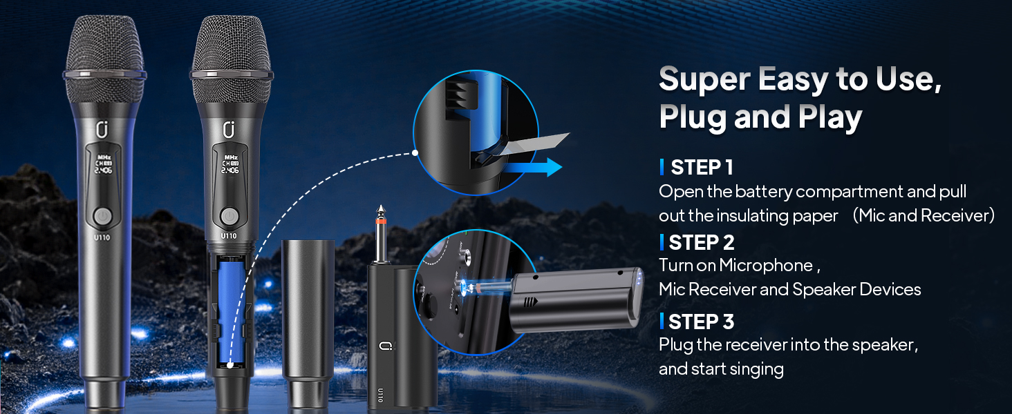 Simple operation, plug and play.