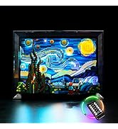 Brickshining LED Lighting Compatible with Lego Vincent Van Gogh - The Starry Night 21333, Light K...