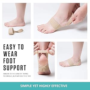 easy to wear foot support