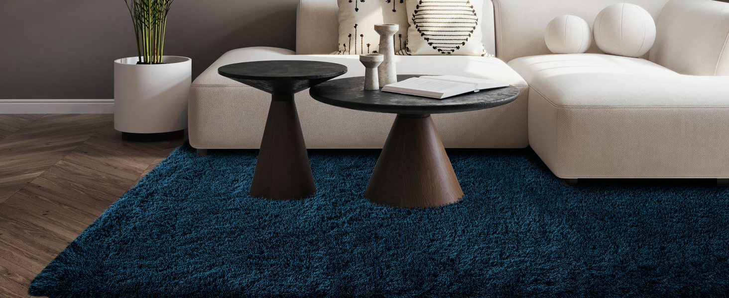 Navy Blue Plush Large Soft Shag Area Rug for Living Room and Bedroom - Modern Decor (10x14)  
Navy Blue Plush Soft Shag 52386acb 65f5 40e3 B5df 7291f0a4cf87. CR0,0,1464,600 PT0 SX1464 V1