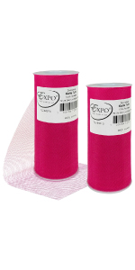 tul tulle fabric rolls yard polyester ribbon tutu skirt backdrop party birthday craft materials