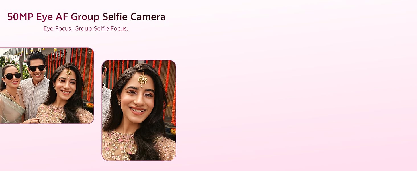 50MP Eye AF Group Selfie Camera