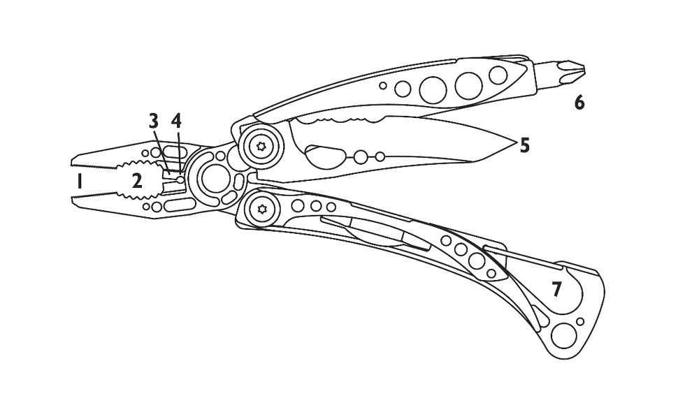Amazon.co.jp: LEATHERMAN (レザーマン) マルチツール SKELETOOL