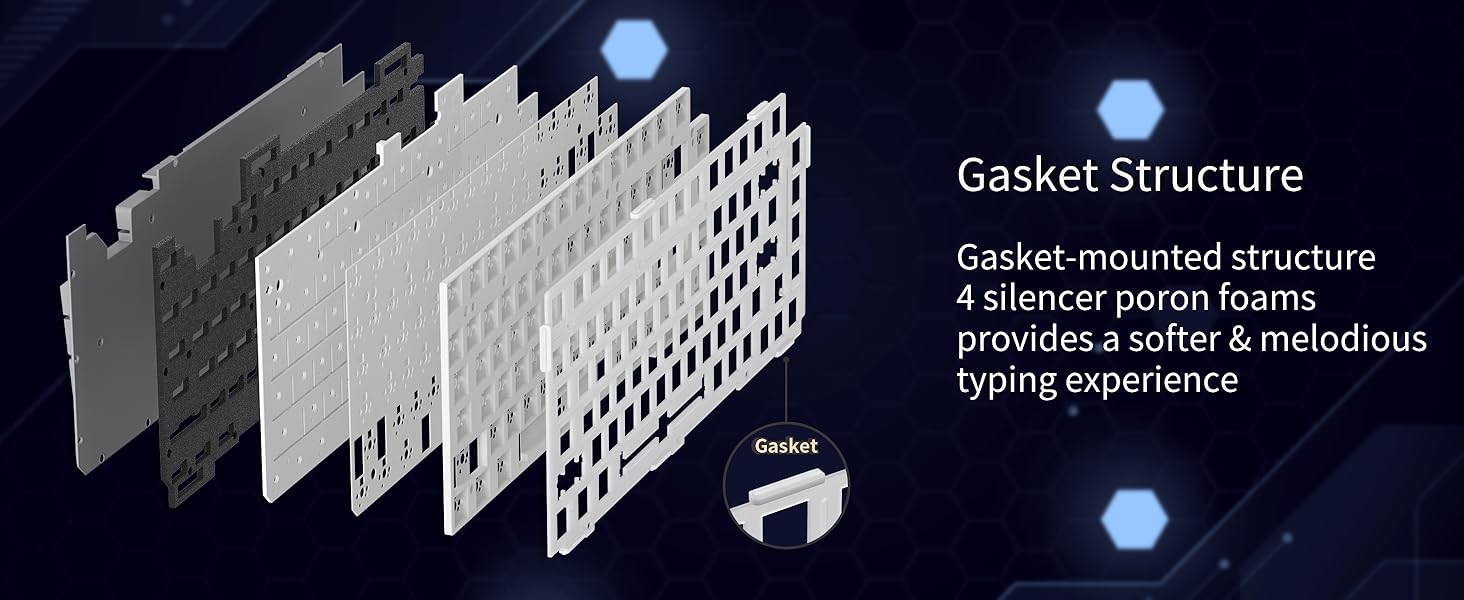 KZZI K75 gasket mechanical keyboard