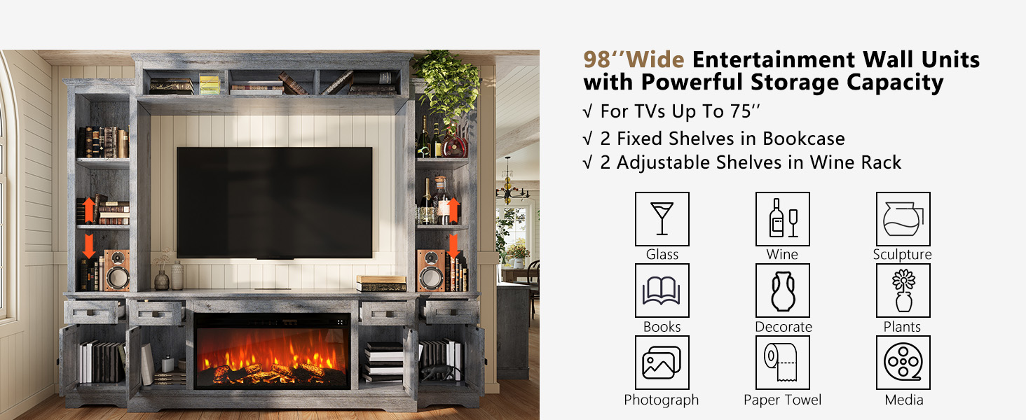 Large Entertainment Center