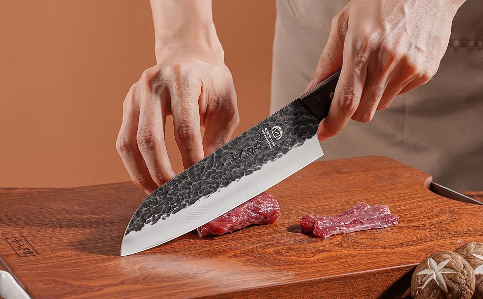 Amazon.com: SHI BA ZI ZUO 7 Inch Professional Chef Knife