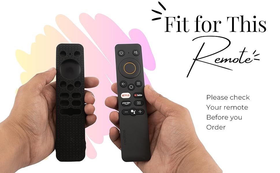 RCS01 Realme remote Cover Black