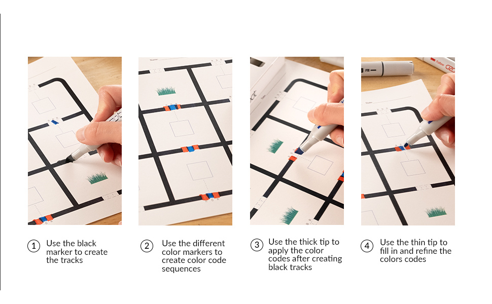 Amazon.com: Ozobot Color Coding Markers: Color Variety for Creative ...