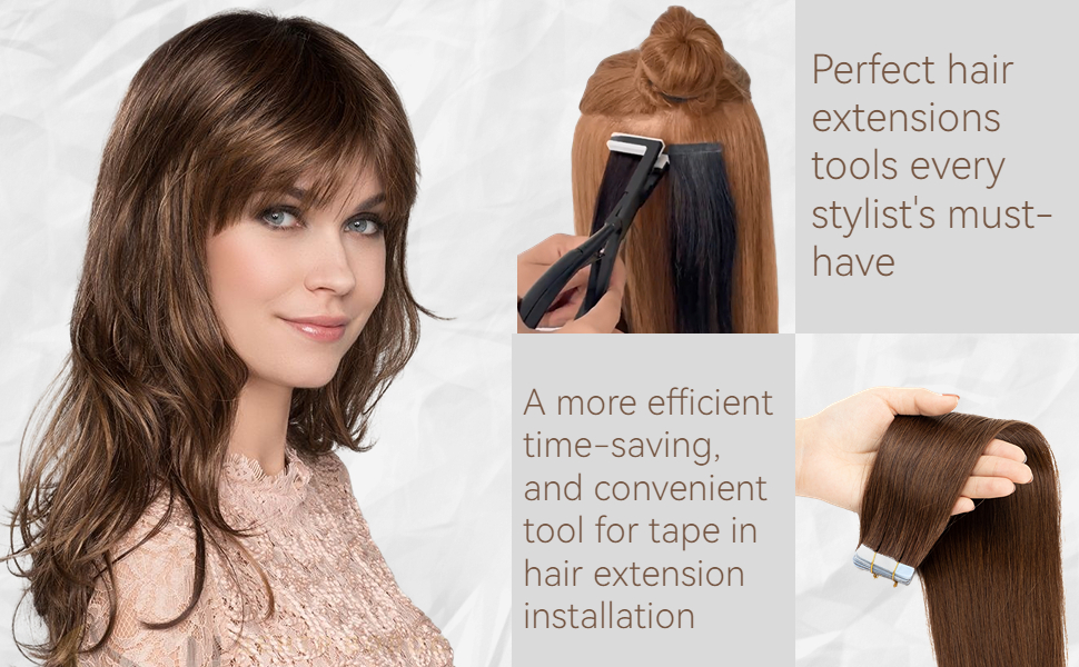 Isheeny Tape In Hair Extensions Pliers Black Tape Sealing