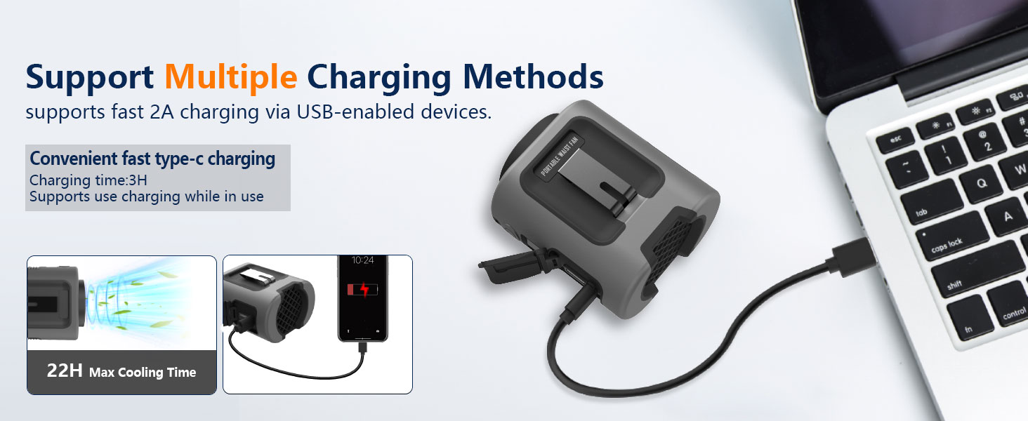 Multiple Charging Methods&emergency power