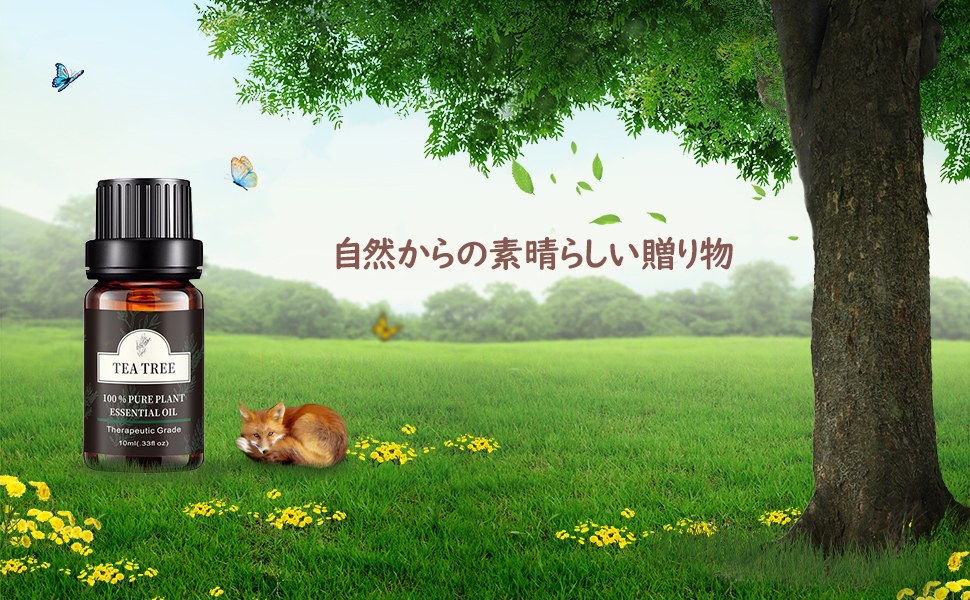 Tea Tree Essential Oil, 100% Natural Tea Tree Essential Oil, Aroma Oil, 0.3 fl oz (10 ml), Teatree Tintari