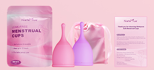 Reusable Menstrual Cups - Super Soft, Comfortable and Flexible Period Cup