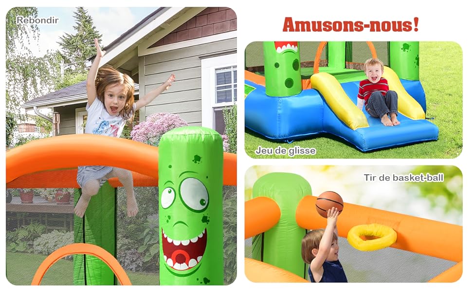 COSTWAY Château Gonflable/Aire De Jeux Pour Enfants Avec Cercle Panier De Basket-ball Toboggan Et Kit De Réparation Souffleur Non-inclus 11 COSTWAY Château Gonflable/Aire De Jeux Pour Enfants Avec Cercle Panier De Basket-ball Toboggan Et Kit De Réparation Souffleur Non-inclus -Pas Cher Clair Jardin Magasin AAHKMJXYDAFdJAOAIMEbOAchlkWZ0oakZn uVZ0mPidMNbILvCvspZ4oG3fPgIqc1P26RdPiG8KHKUtblW5 ULKvLD1OHzwX jolGWPZGyLZfPqUhL8wtm z1 Tw8Jg1mI8n qYG0YEtG