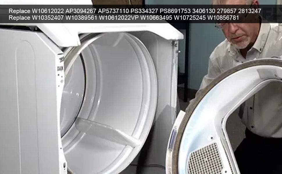 Replace W10612022 Dryer Rear Drum Seal Felt Fit for