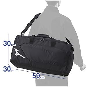 Amazon | [ミズノ] 50 大容量 通学 スポーツ用 ボストンバッグ