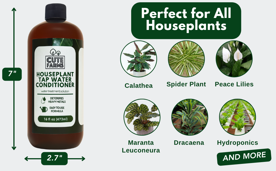 Cute Farms Houseplant Tap Water Conditioner 16fl oz