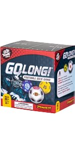 Chart comparing GoLo! A Golf Dice, Go500 Racing Dice, GoLong! A Football Dice, and Tic Tac Whoa!!