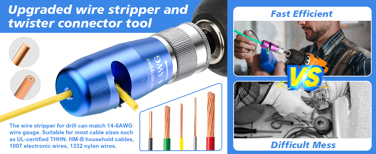 wire stripper for drill
