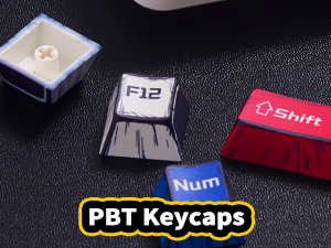 Wireless gaming keyboard PBT Keycaps