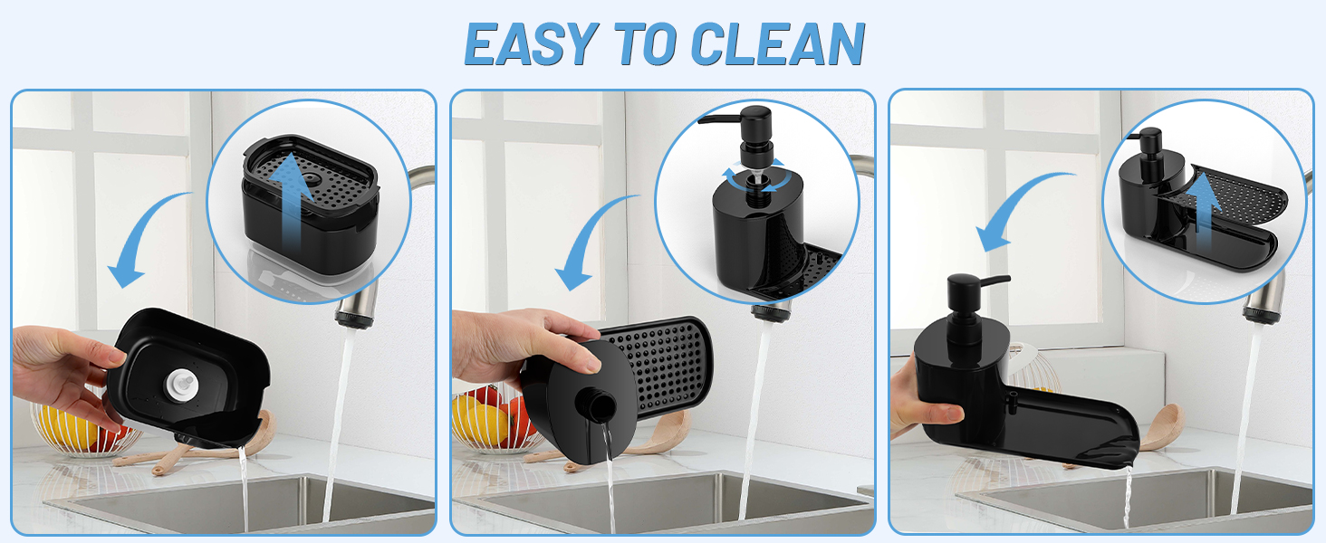 kitchen soap dispenser set