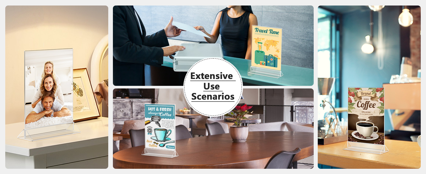 Acrylic Sign Holder 8.5x11-8