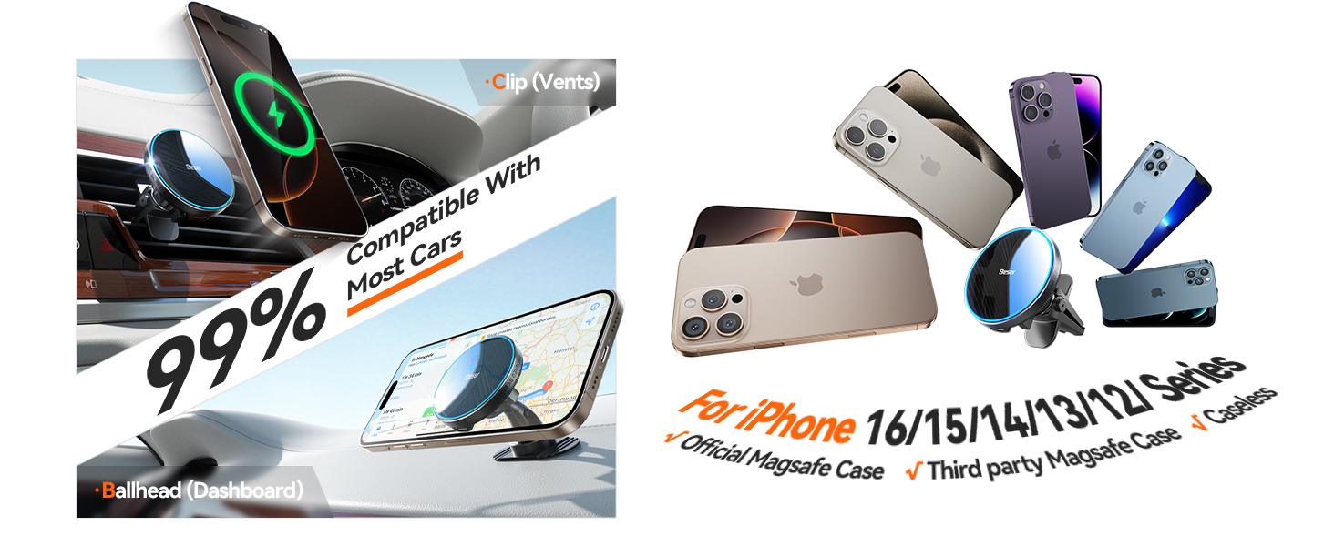 MagSafe Car Mount Charger