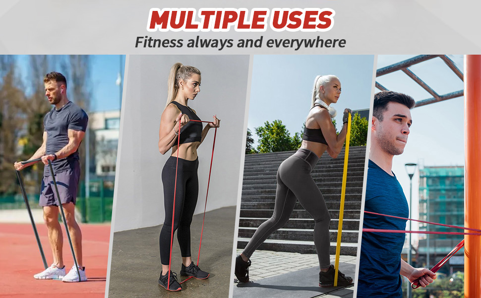 Resistance Bands 3 Level Resistance Bands Set Easy to Carry Door Anchor